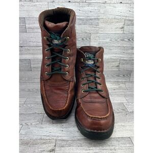 Georgia Boot G6053 Eagle Light 6in Moc Toe Work Boots Mens‎ 13M Russet Wildwood